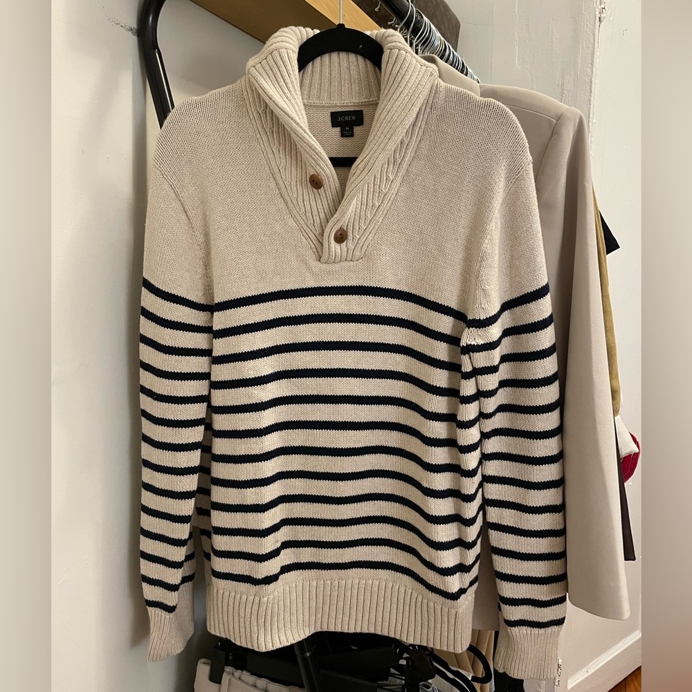 J. Crew shawl-collar sweater